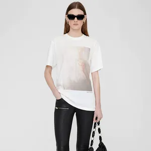 24SS AB Anine Designer Streetwear Sweatshirt Girl Picture Printed Women Ladies Bing White Fashion Outdoor T-Shirts