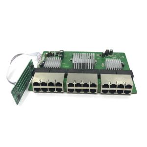 Przełączniki OEM Nowy model 24 Port Gigabit Switch Moduł Pulpit RJ45 Przełącznik Ethernet 10/100/1000 Mbps LAN Hub Switch 24 Portas Pordas płyta główna