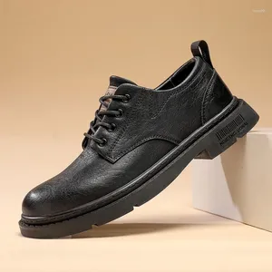 Casual Shoes Men äkta lädersko design handgjorda loafers moccasin båt sneakers oxford