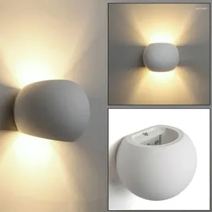 部屋の装飾用のウォールランプ現代のランプ石膏階段Sconce Indoor Bedroom Bedside Led Light Illumination Kitchen Home-Appliance