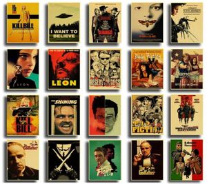 Pintura de filme de filme clássico Sinais de filmes de pôster de terror vintage Cinema Decor retro Arts Bedroom Home Man Cave Wall Art DEC5657682