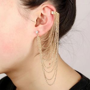 Stud Küpe Kişilik Satıyor Basit çok katmanlı alaşım püskül kadın moda takı küpe kulak manşet gece kulüpleri kızlar aretes