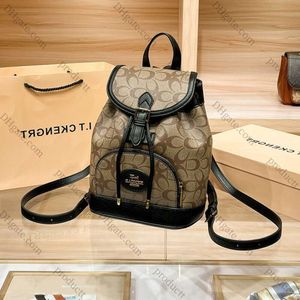 Backpack Brand Womens Bag Fashion Bag Printed Genuine Leather Backpack Cowhide Minimalist Travel Backpack Coachly Bags s