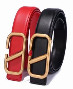 2021 men designer belt women leather black red big gold buckle classic leisure luxury belts 38cm waistbands gift box6223729