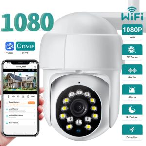 Cameras HD1080P 1.5Inch Mini Yoosee PTZ Wifi Camera Outdoor Wireless IP Camera Auto Tracking Motion Detection TwoWay Audio Could Record