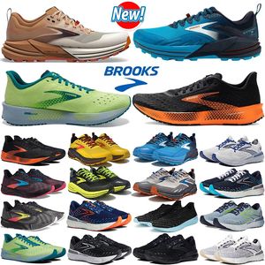 Brooks Running Scarpe da uomo da donna Brook 20 Ghost 15 Hyperion Tempo Glycerin Triple Black Bianco Grigio Navy Blu Scarpe da esterno Sports Sneakers Allenatori