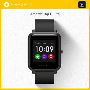 Control Amazfit Bip S Lite Smart watch 30 Days Battery Life Music Control Xiaomi Watch for android ios phone