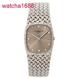 Mens AP Wrist Watch 18K White Gold Graduated Diamond Manual Mechanical Fashion Women's Watch Luxury Watches Swiss Watch High-end Watches