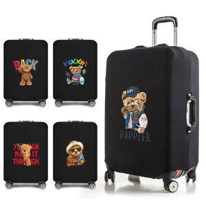 Accessories Protective Traveling Luggage Cover Thicker Travel Accessory Luggage Case AntiDust Covers for 1832 Inch Bear Print Suitcase
