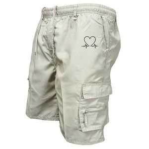 Calça masculina shorts esportivos ao ar livre camuflagem masculina diariamente 2024 novo bolso multi-bolso de verão confortável e casual vendas a quente moda y240422