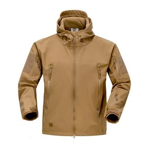 V4.0 casca macia impermeável Jackets táticos de caça ao ar livre Exército SWAT Treinamento militar Treinamento Militar à prova de vento Roupas de casaco 240416