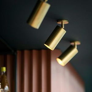 5 pezzi Personalità nordica Luci a soffitto dorate luci di abbigliamento Store di abbigliamento Cafe soggiorno Lampaggio di illuminazione barrette per hotel bar lampade a soffitto