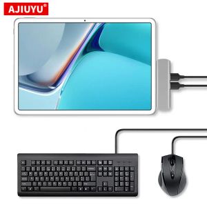 Hubs Ajiuyu USB C Hub para Huawei Matepad 11 Pro 10.8 