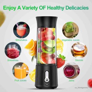 Entsafter 500 ml tragbarer Saftmixer 4000mAh USB Frischsaft wiederaufladbar Smoothie 150W Personal Juicer Cup Obstmixer Maschine