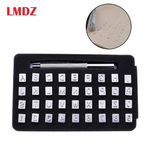 LMDZ 36pcs m/6mm Steel bet Number Stamp Punch Set Leather Craft Stamp Tools Leather carving seal Leather craft Stamps 240419