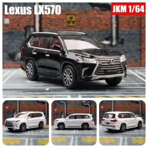 CAR 1:64 LEXUS LX570 MODELO DE MINIATURA JKM 1/64 Premium SUV Toy Car Vehicle Wheels Grátis