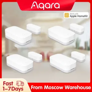 Control Aqara Door Window Sensor Zigbee Door Sensor MCCGQ11LM Smart Alarm Work With Xiaomi Home APP Mijia Gateway Homekit