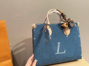 10a Bolsa de designer Mulheres jeans bolsas bolsas de bolsa de ombro de ombro de alta qualidade senhoras vintage elegante em grande capacidade Backpack carteira grande bolsa de compras