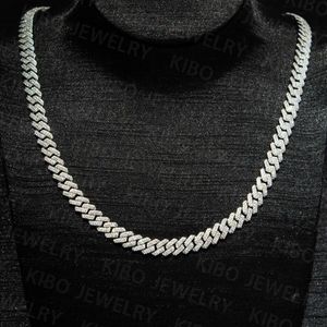 Real Rapper Gold Iced Out Hip Hop Jewelry for Men 8mm 10k Solid Gold Lab Grown Diamond Cuban Link Chain