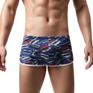 Underbyxor Youth Fashion Aro Pants for Young People Printed Boxer Shots Men's Sexy Student Sports Bottom Llingerie Home Panties