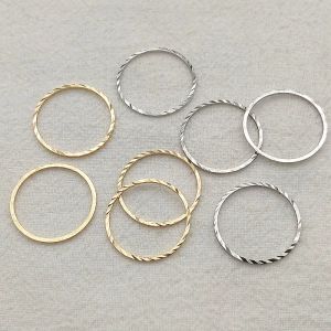 Colares Nova chegada!20mm 200pcs Conectores de formato de anel de cobre para brincos de colar artesanal DIY, descobertas de jóias componentes