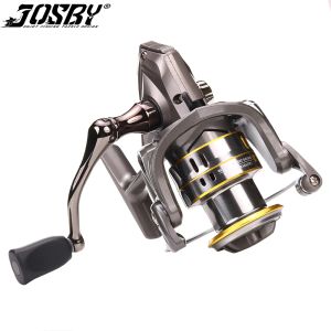 Accessoires Josby Fishing Reel LC8007000 Spinnenrolle 12 kg Maximalwiderstand 5.2: 1 Speed Metall Spool Ball Grip Spule Meersalzwasser Tackle Neu