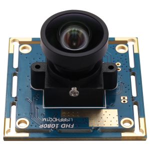 Lente ELP 1080p FOV 100 graus CMOS OV2710 Full HD 2MP Alta velocidade 120fps Módulo de câmera USB para sistemas robóticos, visão de máquina