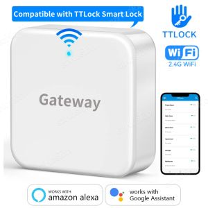 コントロールTTLOCK G2 WiFi Gateway Hub TTLock Smart Door LockアプリリモートコントロールAlexa Google Homeの音声コントロールのロック解除