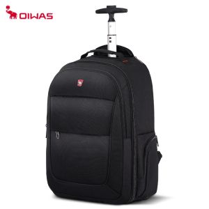 Bags OIWAS Travel Bag on Wheels Men's Trolley Backpack Business Large Capacity Gym Sport Bags Travel Luggage Sets For Women Teens