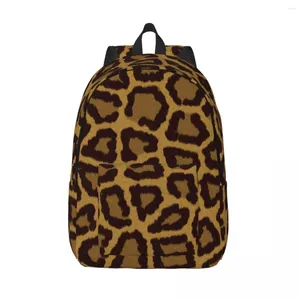 Backpack Leopard Print Unisex Travel Bag School School Bookbag Mochila