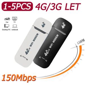 Yönlendiriciler 4G/3G LTE yönlendirici kablosuz usb dongle 150Mbps Modem Stick WiFi Adaptörü Taşınabilir Mobil Ağ Sim Kart Yuvası ile Hotspot Yönlendirici