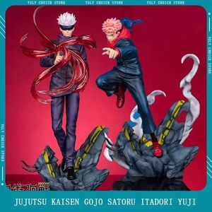 Экшн -фигурки Jujutsu Kaisen Gojo Satoru Itadori Yuji Автомобильный настольный настольный настольный компьютер