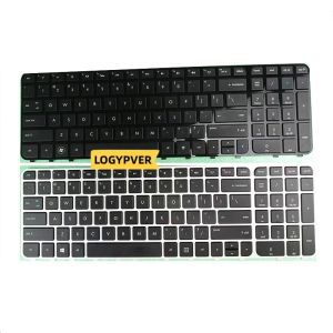 Клавиатуры клавиатуры для ноутбука для HP Pavilion Envy M6 M61000 M61100 61088 M61200 PK130U92B06 Английский черный серебро США с подсветкой рамы с подсветкой рамы