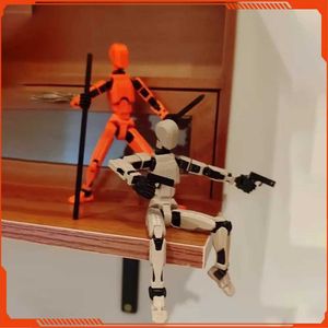 Action Toy Figures Multi-Jointed Moveble Shapeshift Robot 2.0 3D Printed Mannequin Dummy Action Figur Model Doll Collection Toy Kid Christmas Gift T240422