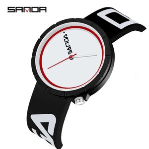 Sanda Men's and Women's Fashion Trend Student Sports Silicone Quartz Cool Personalized Children's Watch