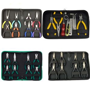 &equipments Mini Jewelry Pliers Sets Round Bent Needle Nose Cutter Chain Beading Making Repair Tool Kit For DIY Jewelry Making Tool