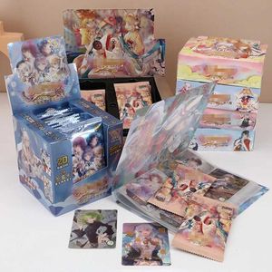 Kortspel Game Collection Cards Goddess Story Princess Beautiful Girl Card Cartoon Anime Zr Rare Collection Spelkort Bok T240422