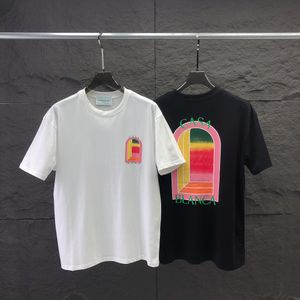 남자 플러스 티 폴로 티 셔츠 패션 라운드 넥 목을 자수하고 인쇄 된 극지 스타일의 여름 마모 거리 순수면 25