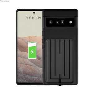 Control 10000mah Type C Банк мощности для Google Pixel 6 Pro 6a 5a 4a 5G 3A Smart Acter Acterger Case для Google Pixel 2 3 4 5 XL Cover