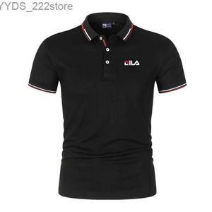 Camisas masculinas Camiseta curta de camiseta curta Camiseta de verão Mens Camiseta de pescoço YQ240422