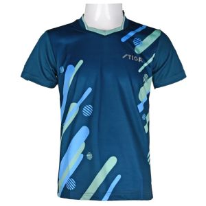 T-shirt Nuovi bambini originali Stiga Table Tennis Jersey Ca43371 Boy and Girl Table Tennis Match Thirt Shirt Sports magliette