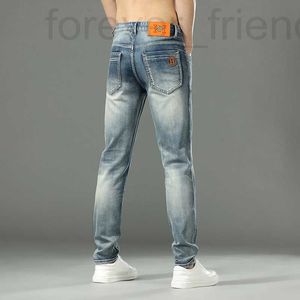 Мужские джинсы дизайнер 2022 легкий роскошный европейский мод