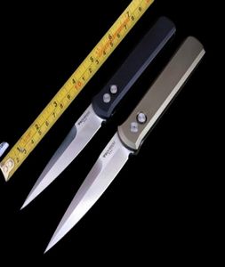 Protech The Godfather 920 Auto Knife Floding Knife Self Defense Hunting Automatiska Tactical Knives CNC 6061T6 Aviation Aluminium HA8900181