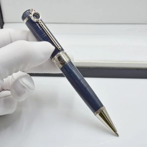 Pens de alta qualidade Arthur Conan Doyle preto / azul mb caneta / roller bola caneta cargo de papelaria marca de luxo canetas de tinta