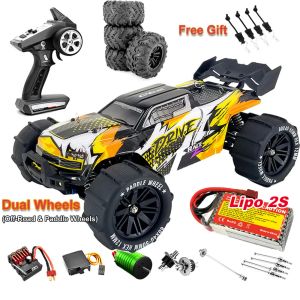 CAR SCY16101 16102 Pro 4wd 2.4GHz Lipo Çift Tekerlekler ile Fırçasız 70kmh Yüksek Hızlı RC Araba Hediyesi Çocuklar İçin Yetişkin Oyuncak Offroad Kamyon