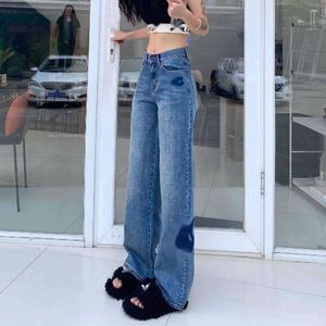 Triumphal Arch Jeans Designer Celiene Top Quality Luxury Fashion Jeans Straight Leg Pants Wide Leg Pants Womens Summer Pants Celebrity Style Slimming Effect