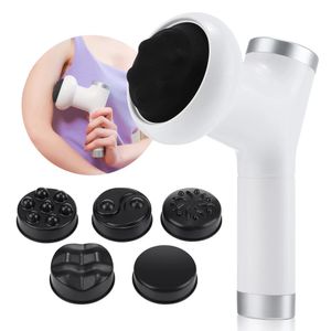 3 Gear Fascia Massage Gun Eletric Neck Muscle Massager Body Shaper Fat Burning AntiCellulite Vibration Machine Loss Weight 240408