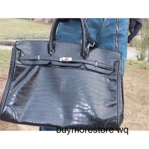 Designer 50 cm Bag Top Quality Umhängetasche Handgemachte Modehandtasche Dermis Totes schwarzer Kapazität Canvas Nonqq mit Logo