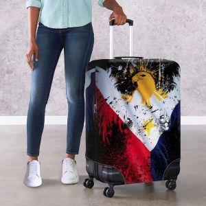 Accessories Philippine Flag Protector Elasticity Luggage Cover WearResistant Travel Accessory Suitcase Covers for 1832 Inch for Women Men