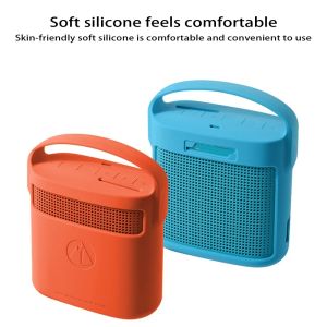 Tillbehör Nytt silikonomslag för Bose Soundlink Color 2 Bluetooth -högtalare utomhusbärande fodral för Bose Soundlink Color II -högtalare